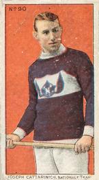 1910 Imperial Tobacco Lacrosse Leading Players (C59) #90 Joe Cattarinich Front